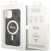 Кейс Guess 4G MagSafe за iPhone 15 Plus / 14 черен