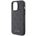 Кейс Guess 4G Metal Gold Logo за iPhone 15 Pro сив
