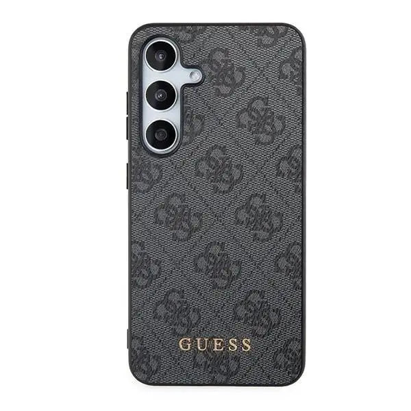 Кейс Guess 4G Metal Gold Logo за Samsung Galaxy S24 черен