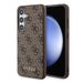 Кейс Guess 4G Metal Gold Logo за Samsung Galaxy S24 кафяв