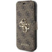 Кейс Guess 4G Metal Logo за iPhone 15 / 14 13 кафяв