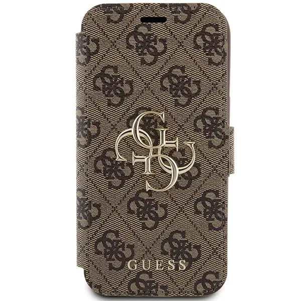 Кейс Guess 4G Metal Logo за iPhone 15 / 14 13 кафяв