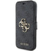 Кейс Guess 4G Metal Logo за iPhone 15 / 14 13 сив