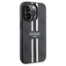 Кейс Guess 4G Printed Stripes MagSafe за iPhone 15 Pro черен