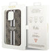 Кейс Guess 4G Printed Stripes MagSafe за iPhone 15 Pro кафяв