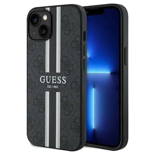 Кейс Guess 4G Printed Stripes MagSafe за iPhone