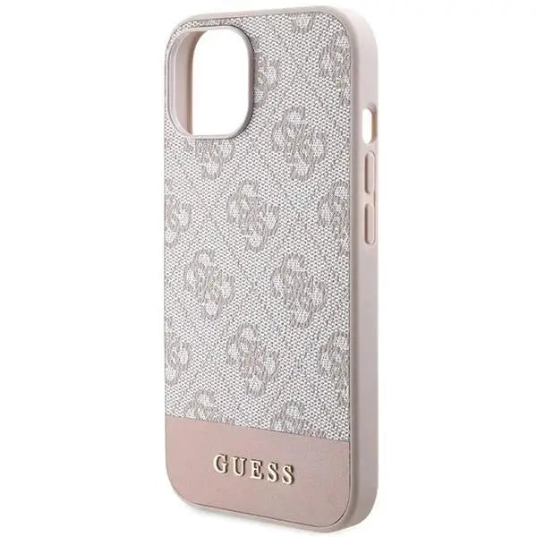 Кейс Guess 4G Stripe Collection за iPhone 15 / 14 13 розов