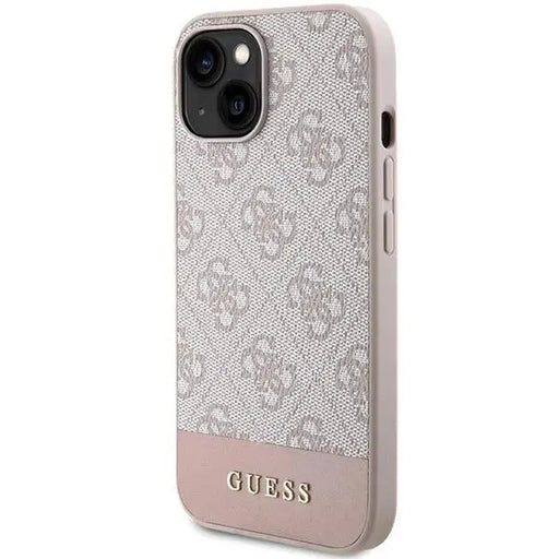 Кейс Guess 4G Stripe Collection за iPhone 15 / 14 13 розов