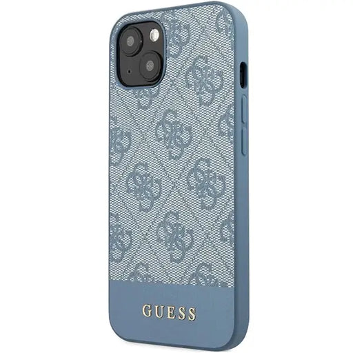 Кейс Guess 4G Stripe Collection за iPhone 15 / 14 13 син