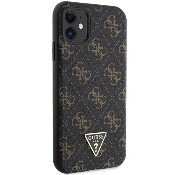 Кейс Guess 4G Triangle Metal Logo за iPhone 11 / XR черен