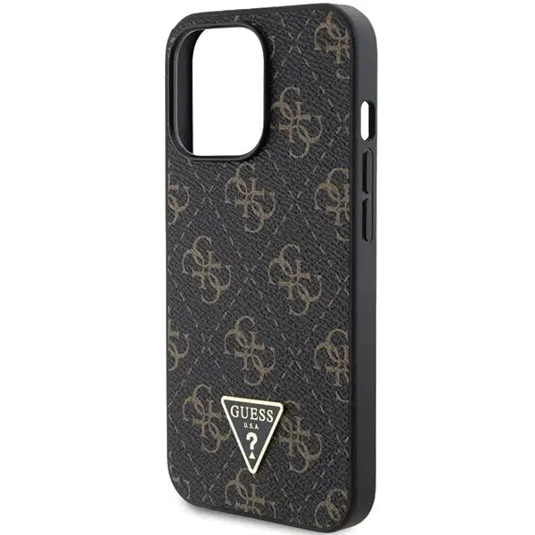 Кейс Guess 4G Triangle Metal Logo за iPhone 13 Pro / черен