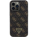 Кейс Guess 4G Triangle Metal Logo за iPhone 13 Pro / черен