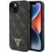 Кейс Guess 4G Triangle Metal Logo за iPhone 14/15/13 черен