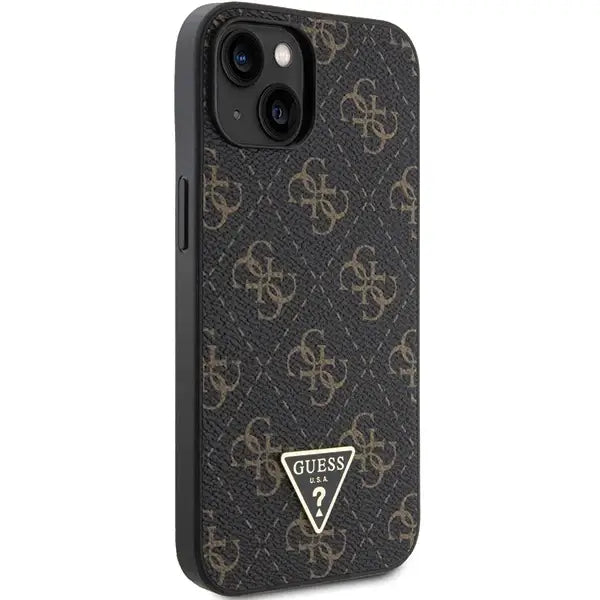 Кейс Guess 4G Triangle Metal Logo за iPhone 15 Plus