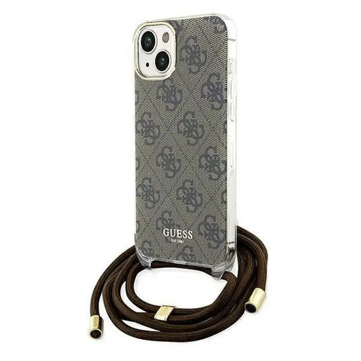 Кейс Guess Crossbody Cord 4G Print за iPhone 15 / 14