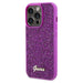 Кейс Guess Disco Metal Script за iPhone 14 Pro Max лилав