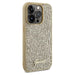 Кейс Guess Disco Metal Script за iPhone 14 Pro златист