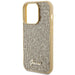 Кейс Guess Disco Metal Script за iPhone 15 Pro златист