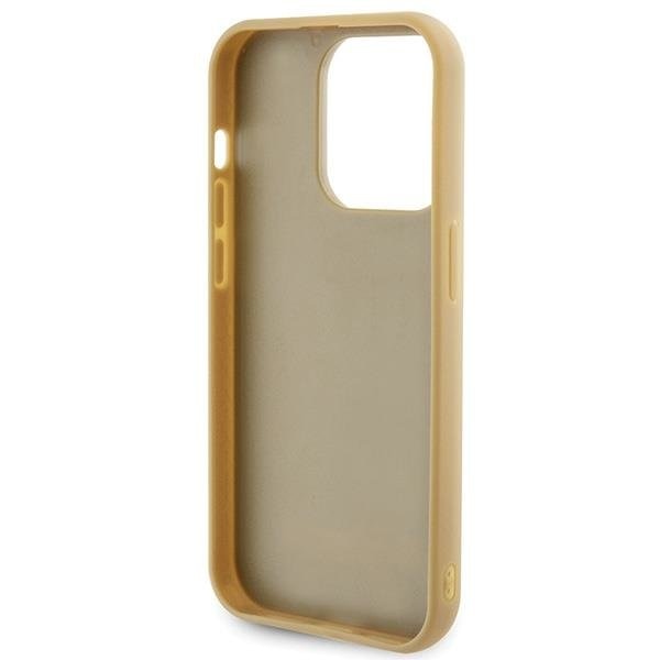 Кейс Guess Disco Metal Script за iPhone 15 Pro златист