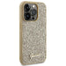 Кейс Guess Disco Metal Script за iPhone 15 Pro златист