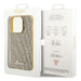 Кейс Guess Disco Metal Script за iPhone 15 Pro златист