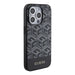 Кейс Guess GCube Stripes MagSafe за iPhone 15 Pro Max черен