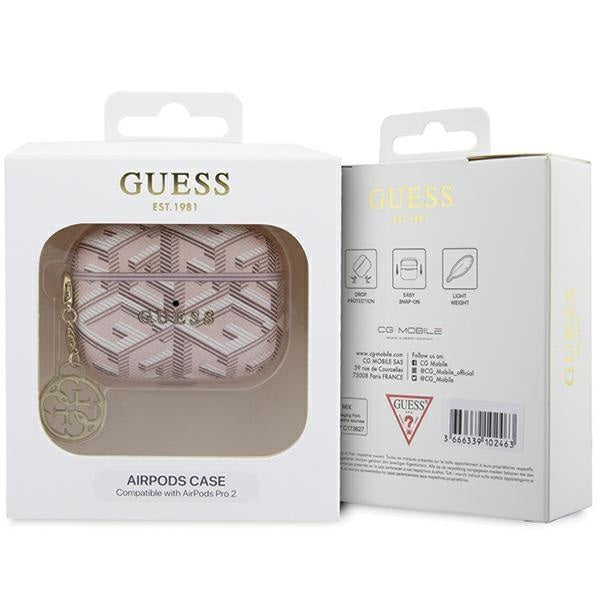 Кейс Guess GUAP2PGCE4CP за AirPods Pro 2 розов GCube Charm