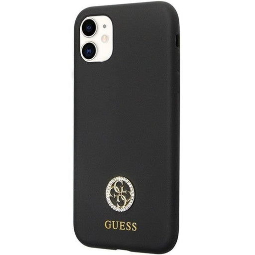 Кейс Guess GUHCN614DGPK за iPhone 11 / Xr черен Silicone