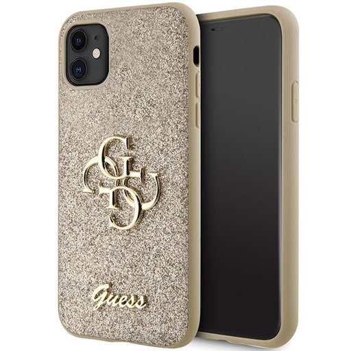 Кейс Guess GUHCN61HG4SGD за iPhone 11 / Xr златист Glitter