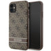 Кейс Guess GUHCN61P4SNW за iPhone 11 / Xr кафяв