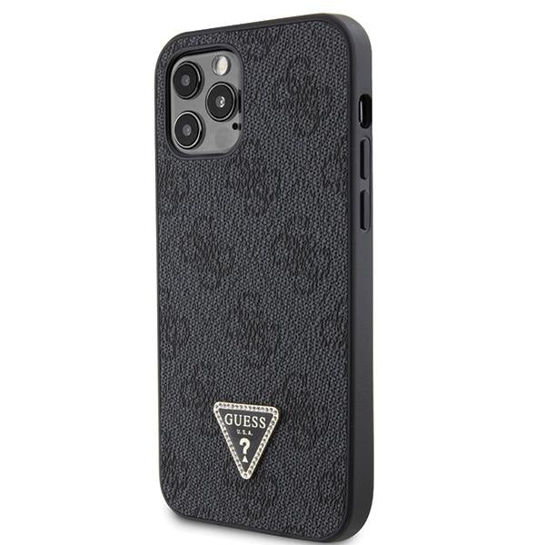 Кейс Guess GUHCP12MP4TDSCPK за iPhone 12 / 12 Pro черен