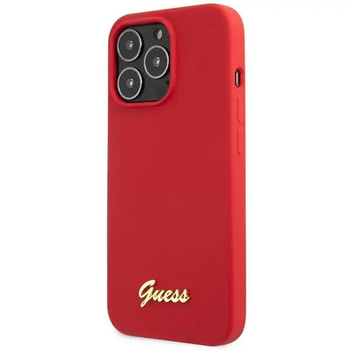 Кейс Guess GUHCP13XLSLMGRE за iPhone 13 Pro Max