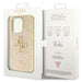 Кейс Guess GUHCP14LHG4SGD за iPhone 14 Pro златист Glitter