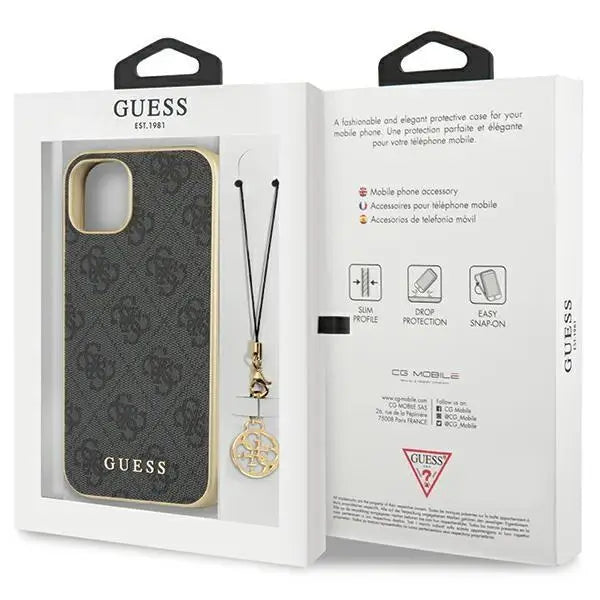 Кейс Guess GUHCP14SGF4GGR за iPhone 14 6.1’ сив