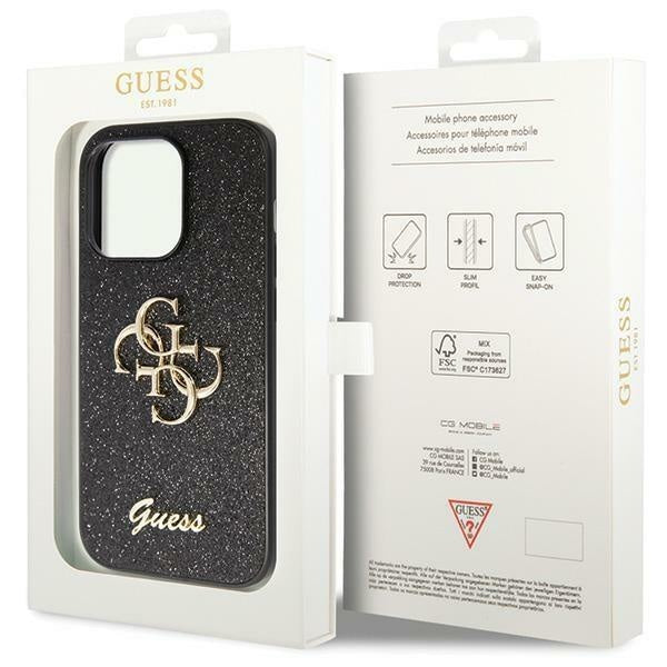 Кейс Guess GUHCP14XHG4SGK за iPhone 14 Pro Max 6.7 черен