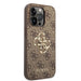 Кейс Guess GUHCP15L4GMGBR за iPhone 15 Pro 6.1 кафяв / кафяв