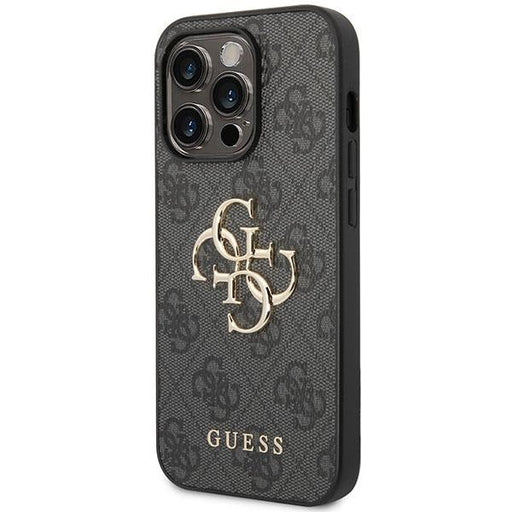 Кейс Guess GUHCP15L4GMGGR за iPhone 15 Pro 6.1 сив / сив