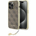 Кейс Guess GUHCP15LGF4GBR за iPhone 15 Pro 6.1 кафяв / кафяв