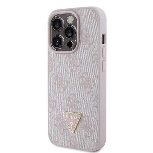 Кейс Guess GUHCP15LP4TDPP за iPhone 15 Pro 6.1 розов / розов