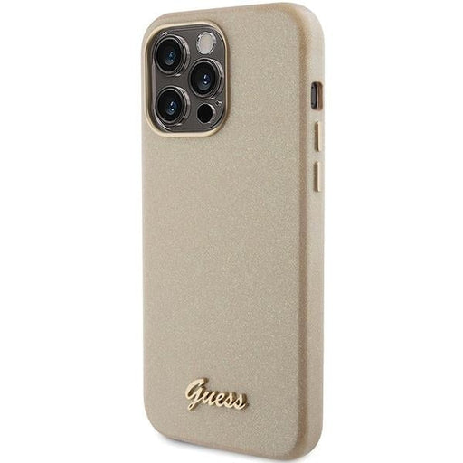 Кейс Guess GUHCP15LPGMCSD за iPhone 15 Pro 6.1 златист /