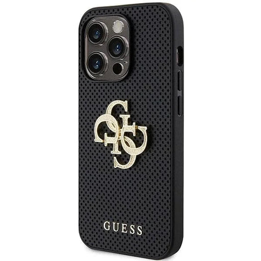 Кейс Guess GUHCP15LPSP4LGK за iPhone 15 Pro 6.1 черен /