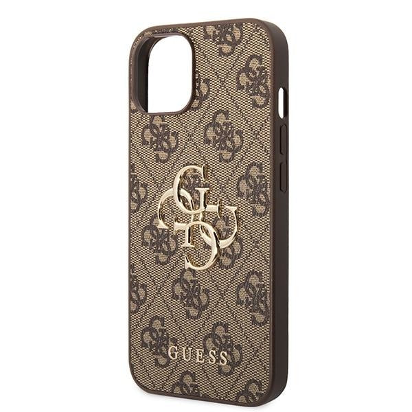 Кейс Guess GUHCP15S4GMGBR за iPhone 15 6.1 кафяв / кафяв