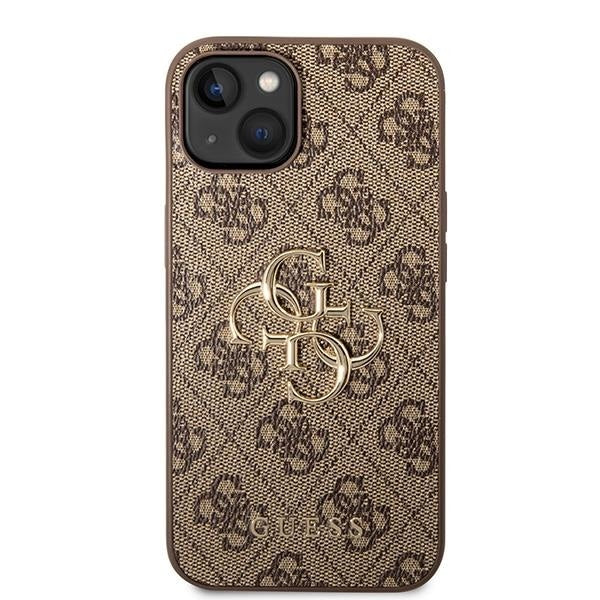 Кейс Guess GUHCP15S4GMGBR за iPhone 15 6.1 кафяв / кафяв