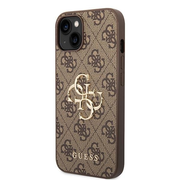 Кейс Guess GUHCP15S4GMGBR за iPhone 15 6.1 кафяв / кафяв