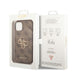 Кейс Guess GUHCP15S4GMGBR за iPhone 15 6.1 кафяв / кафяв