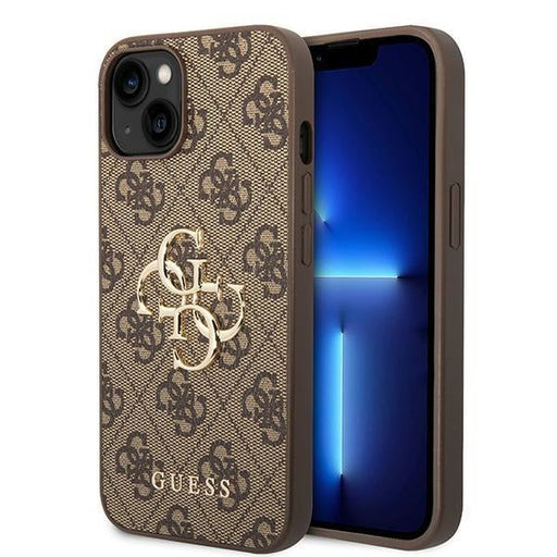 Кейс Guess GUHCP15S4GMGBR за iPhone 15 6.1 кафяв / кафяв