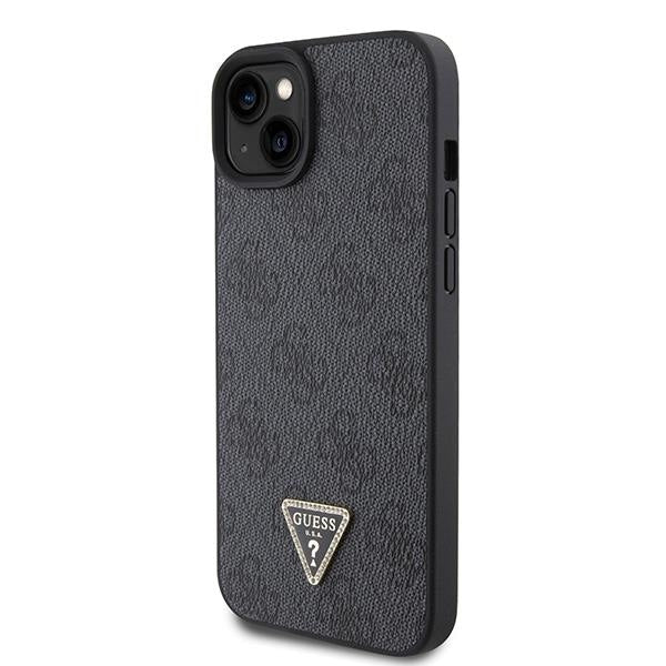 Кейс Guess GUHCP15SP4TDPK за iPhone 15 6.1 черен / черен