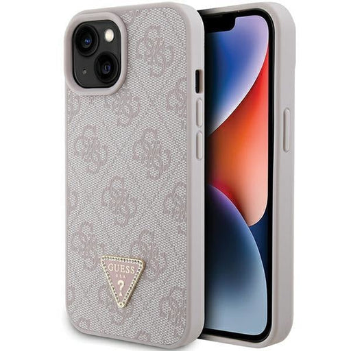 Кейс Guess GUHCP15SP4TDPP за iPhone 15 6.1 розов / розов