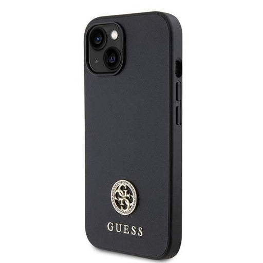 Кейс Guess GUHCP15SPS4DGPK за iPhone 15 6.1 черен / черен
