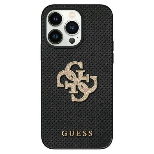 Кейс Guess GUHCP15SPSP4LGK за iPhone 15 6.1 черен / черен